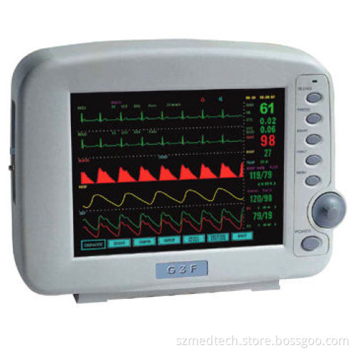 Multiple Parameter Patient Monitor with Audible and Visual Alarm